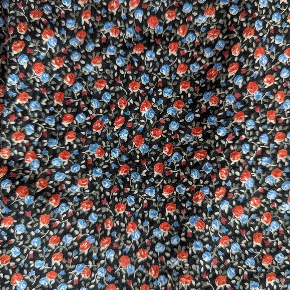 Necessary Objects y2k Vintage Strapless Disty Floral Midi Dress Size M - Picture 9 of 10